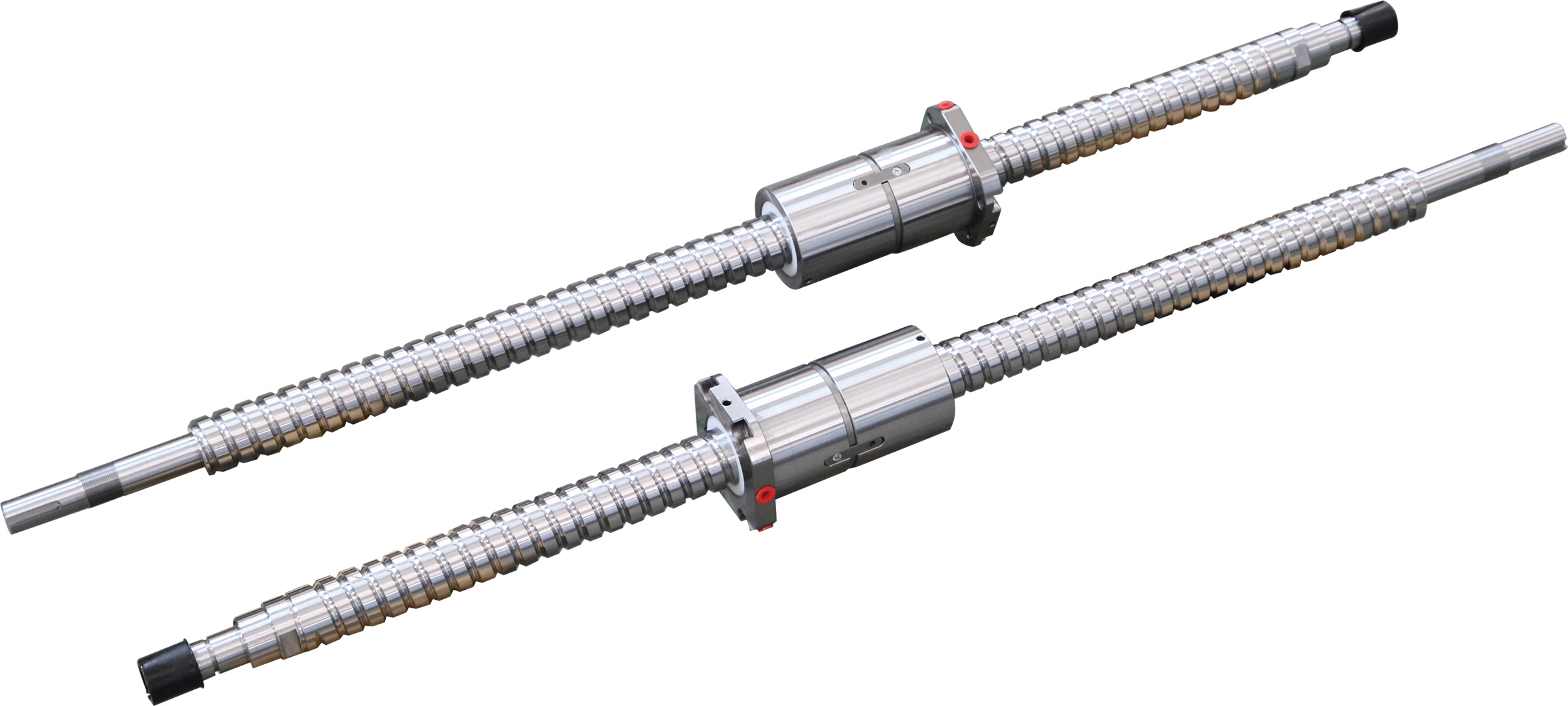 高剛性、高精度、高速度的進(jìn)口臺灣上銀或銀泰P級線性滑軌，C3精密滾珠絲桿，專用日本NSK/德國FAG絲桿軸承。