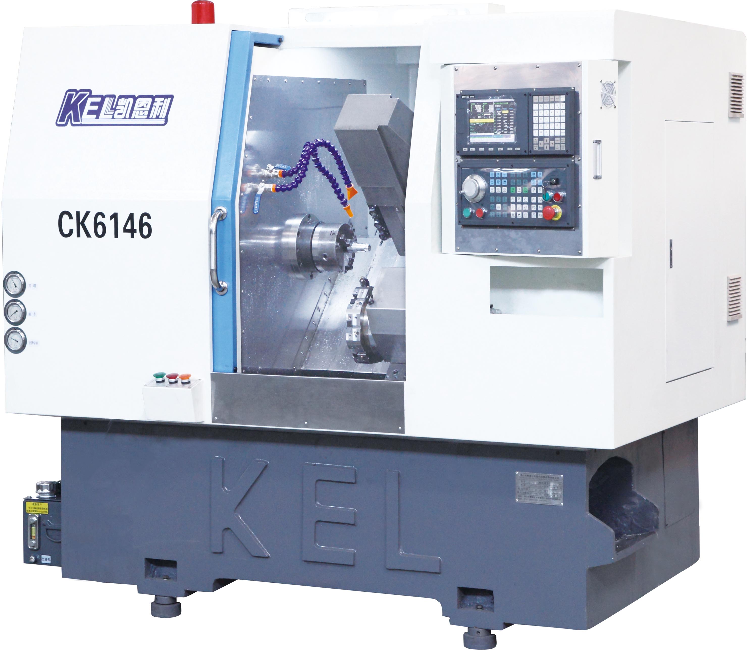 CKX46C-Y 數(shù)控車床（標準46機型-排刀機+帶Y軸+Y軸端銑2頭+Y軸側銑3頭）